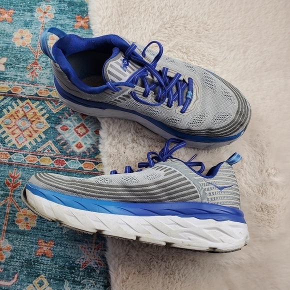 Hoka One One Men Gray Blue Bondi 6 US 9 - Picture 3 of 13